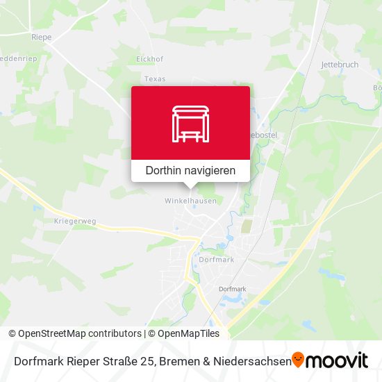 Dorfmark Rieper Straße 25 Karte