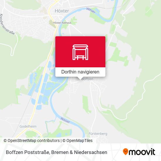 Boffzen Poststraße Karte
