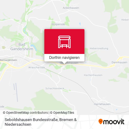 Seboldshausen Bundesstraße Karte