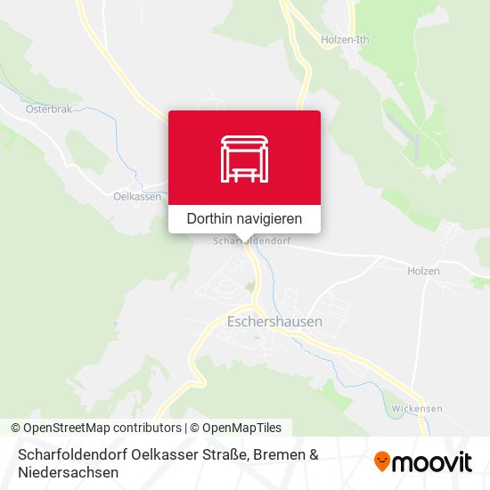 Scharfoldendorf Oelkasser Straße Karte