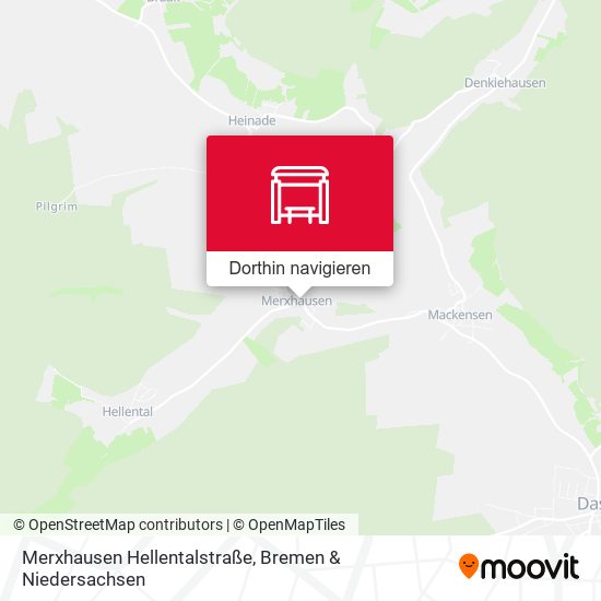 Merxhausen Hellentalstraße Karte