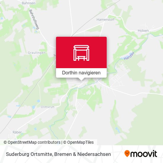 Suderburg Ortsmitte Karte