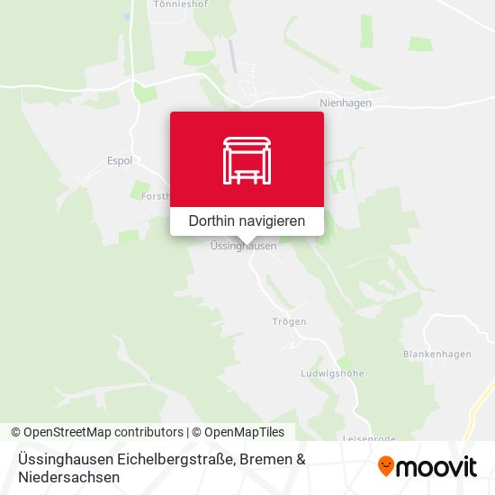 Üssinghausen Eichelbergstraße Karte