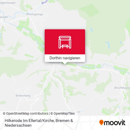 Hilkerode Im Ellertal/Kirche Karte