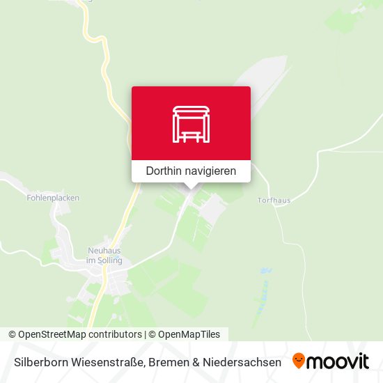 Silberborn Wiesenstraße Karte