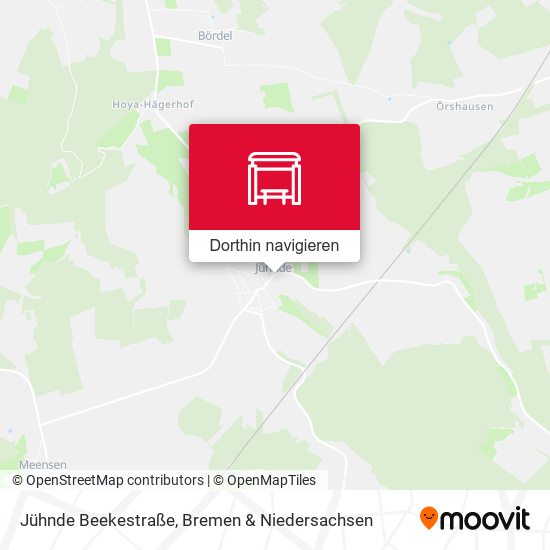 Jühnde Beekestraße Karte