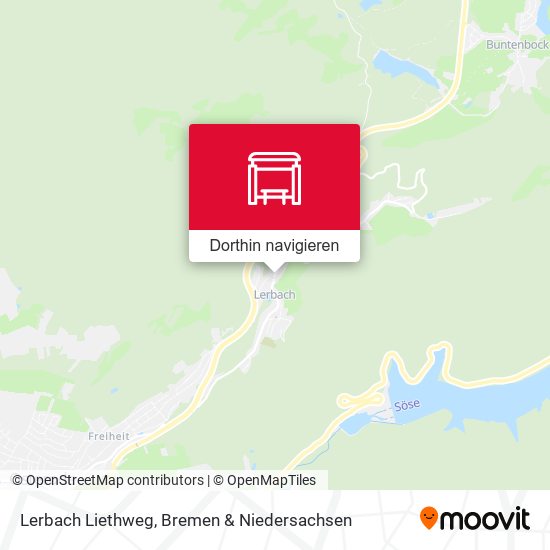 Lerbach Liethweg Karte