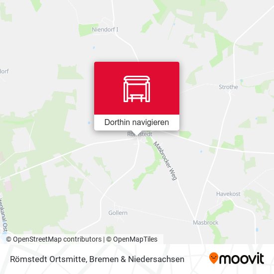 Römstedt Ortsmitte Karte