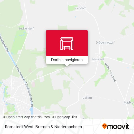Römstedt West Karte