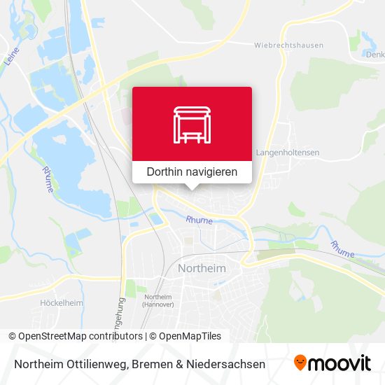 Northeim Ottilienweg Karte
