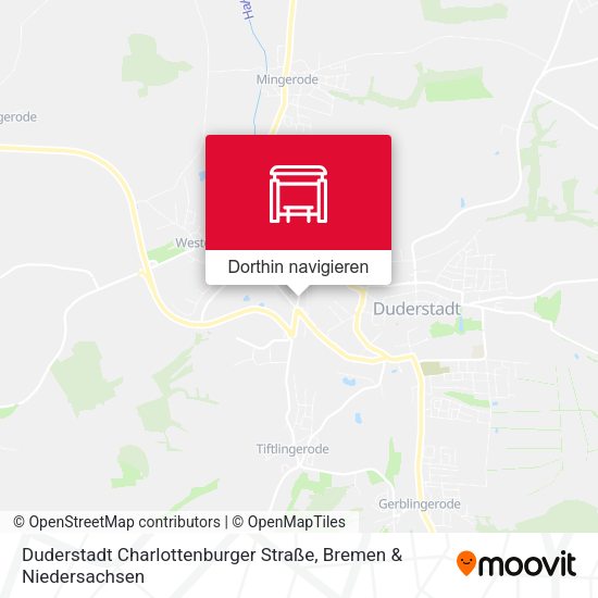 Duderstadt Charlottenburger Straße Karte