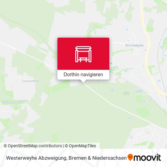 Westerweyhe Abzweigung Karte