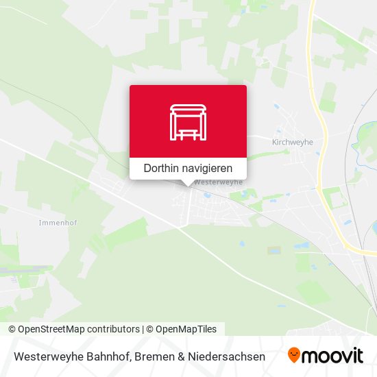 Westerweyhe Bahnhof Karte