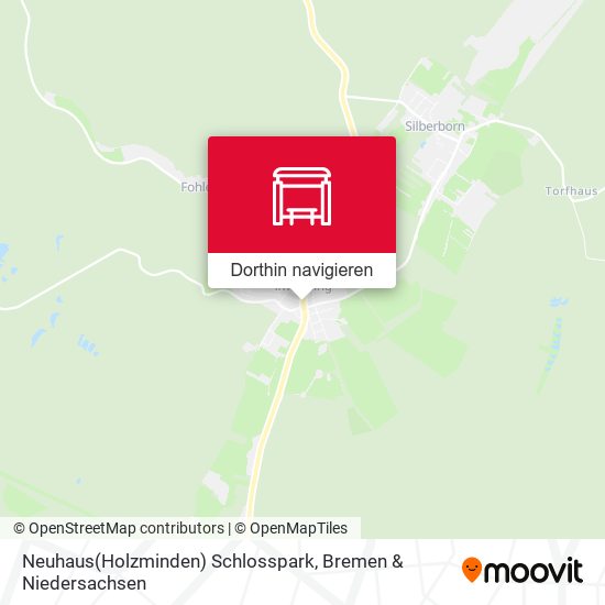 Neuhaus(Holzminden) Schlosspark Karte