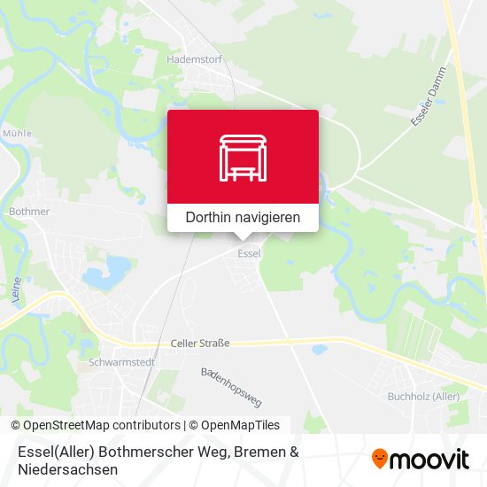 Essel(Aller) Bothmerscher Weg Karte
