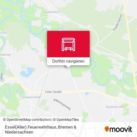 Essel(Aller) Feuerwehrhaus Karte