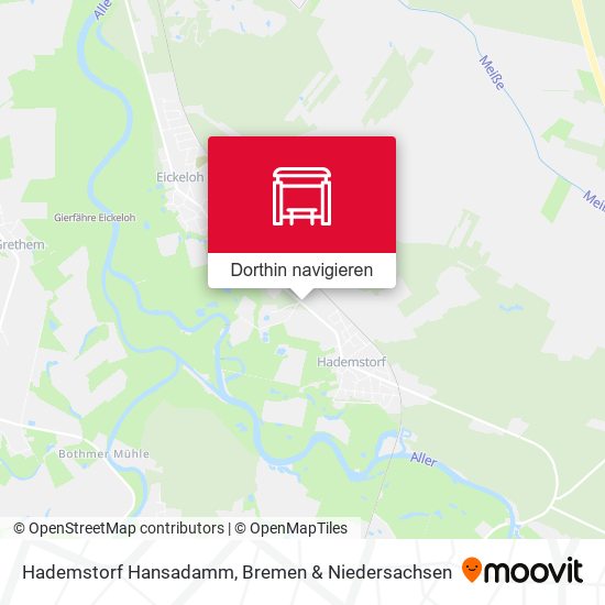 Hademstorf Hansadamm Karte