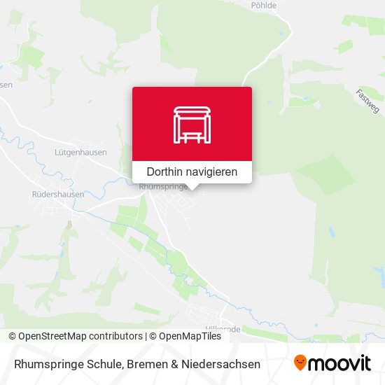 Rhumspringe Schule Karte