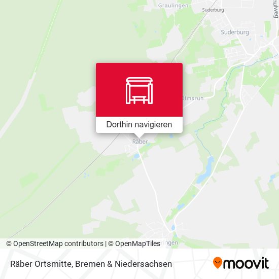 Räber Ortsmitte Karte