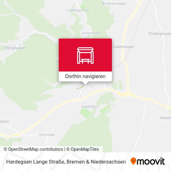 Hardegsen Lange Straße Karte