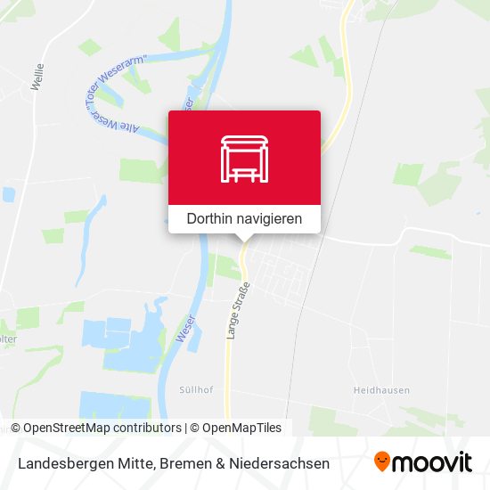 Landesbergen Mitte Karte