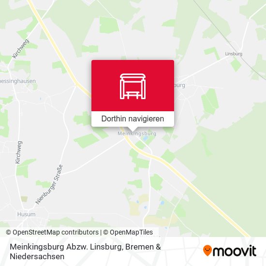 Meinkingsburg Abzw. Linsburg Karte