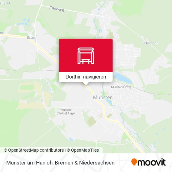 Munster am Hanloh Karte