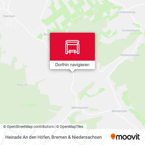 Heinade An den Höfen Karte