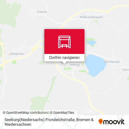 Seeburg(Niedersachs) Frondeichstraße Karte