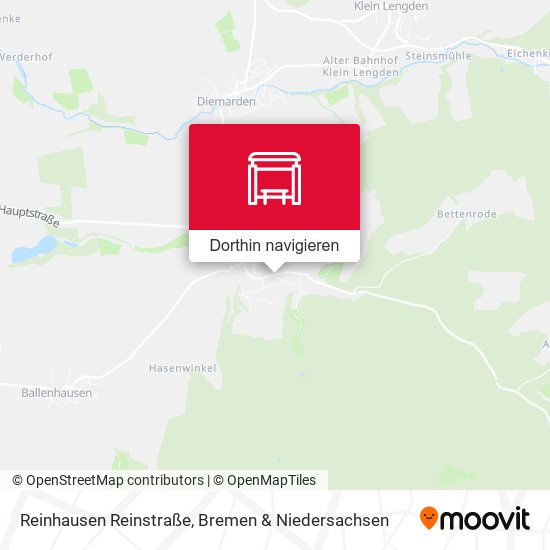 Reinhausen Reinstraße Karte