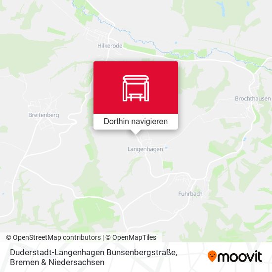 Duderstadt-Langenhagen Bunsenbergstraße Karte