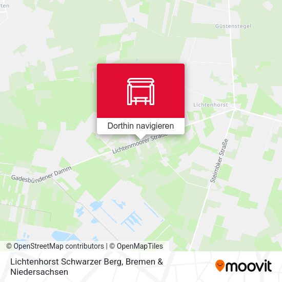 Lichtenhorst Schwarzer Berg Karte