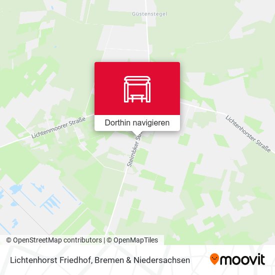 Lichtenhorst Friedhof Karte