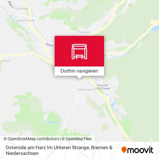 Osterode am Harz Im Unteren Strange Karte