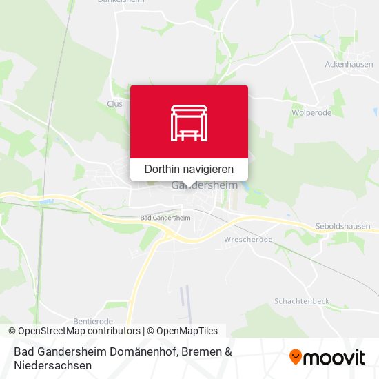 Bad Gandersheim Domänenhof Karte