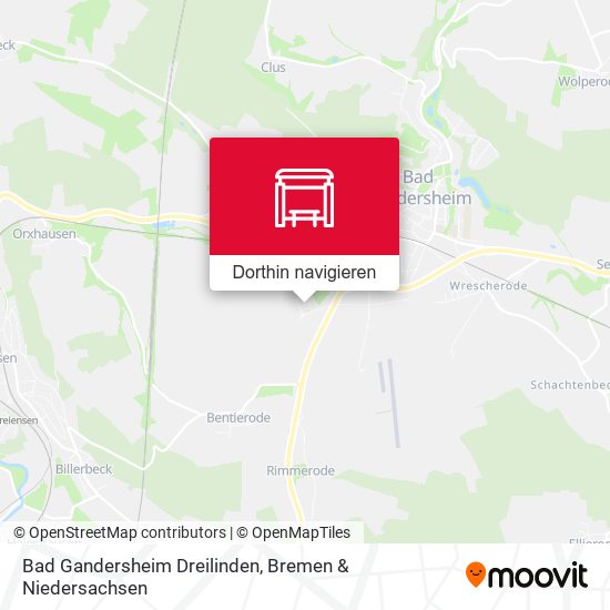 Bad Gandersheim Dreilinden Karte
