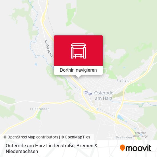Osterode am Harz Lindenstraße Karte