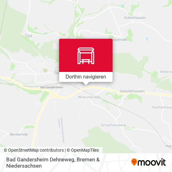 Bad Gandersheim Dehneweg Karte