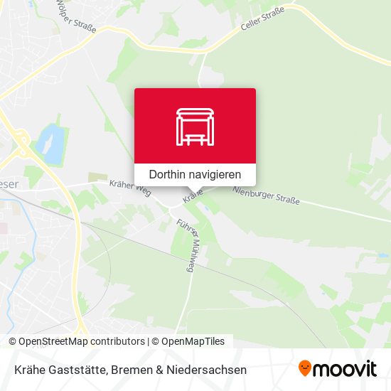 Krähe Gaststätte Karte