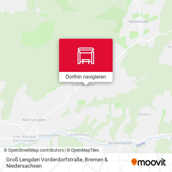 Groß Lengden Vorderdorfstraße Karte