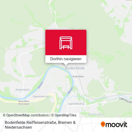 Bodenfelde Raiffeisenstraße Karte