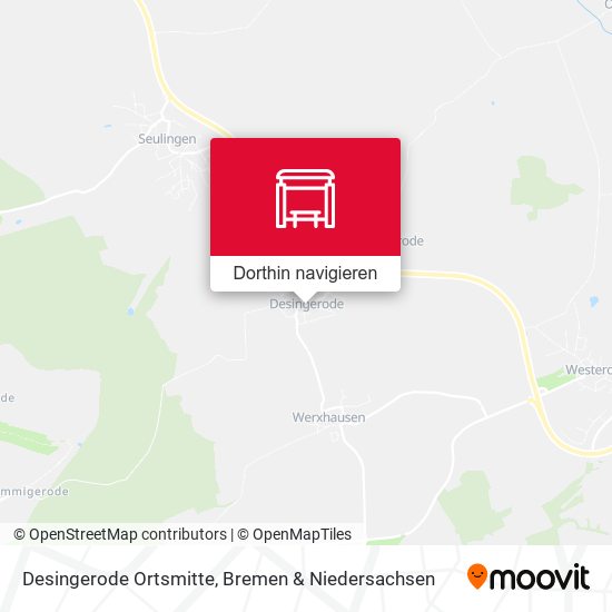 Desingerode Ortsmitte Karte