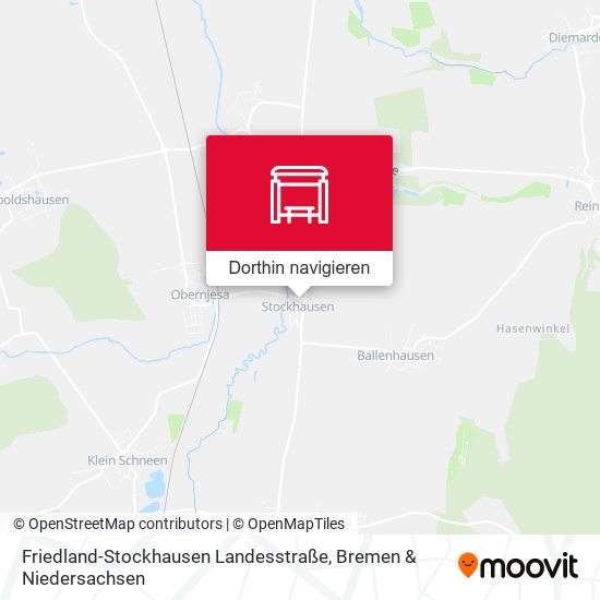 Friedland-Stockhausen Landesstraße Karte