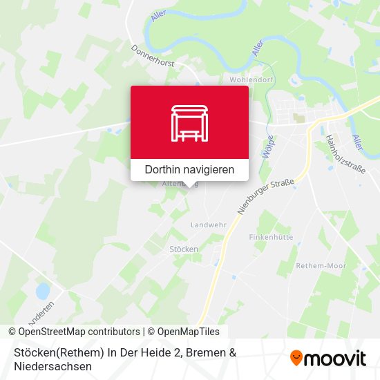 Stöcken(Rethem) In Der Heide 2 Karte