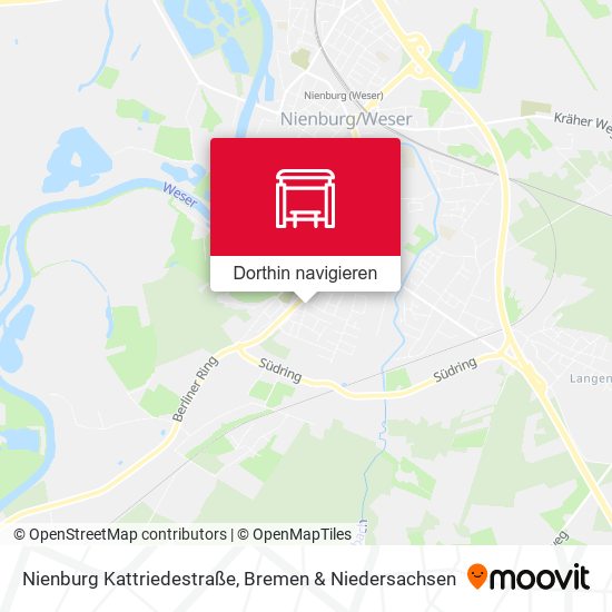 Nienburg Kattriedestraße Karte