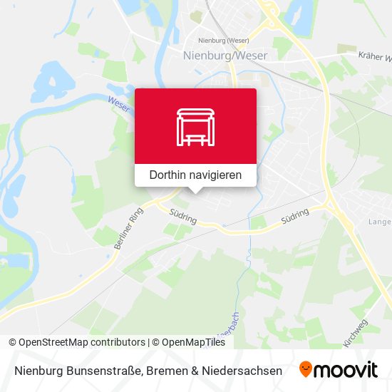 Nienburg Bunsenstraße Karte