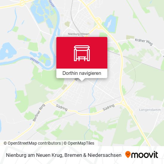 Nienburg am Neuen Krug Karte