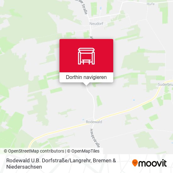 Rodewald U.B. Dorfstraße / Langrehr Karte