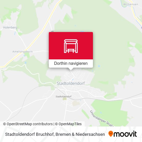 Stadtoldendorf Bruchhof Karte