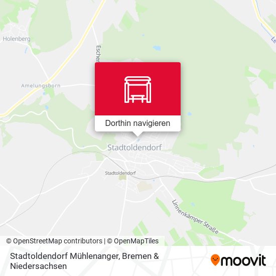 Stadtoldendorf Mühlenanger Karte